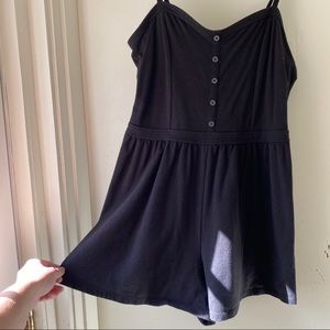 HOLLISTER flirty black romper